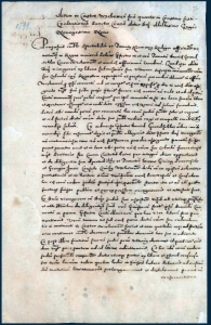 Potwierdzenie otwarcia małego seminarium duchownego we Wschowie